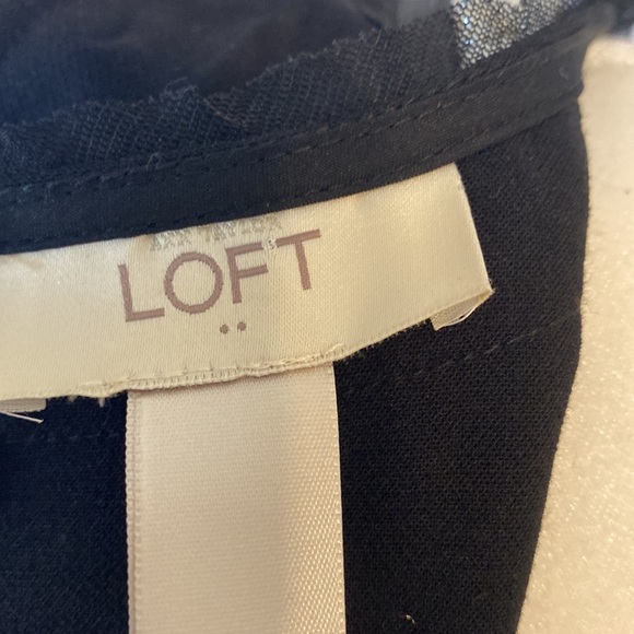 NEW Gorgeous Loft “Little Black Dress” w 3 rows of pearls around the neck NWT - Picture 8 of 8